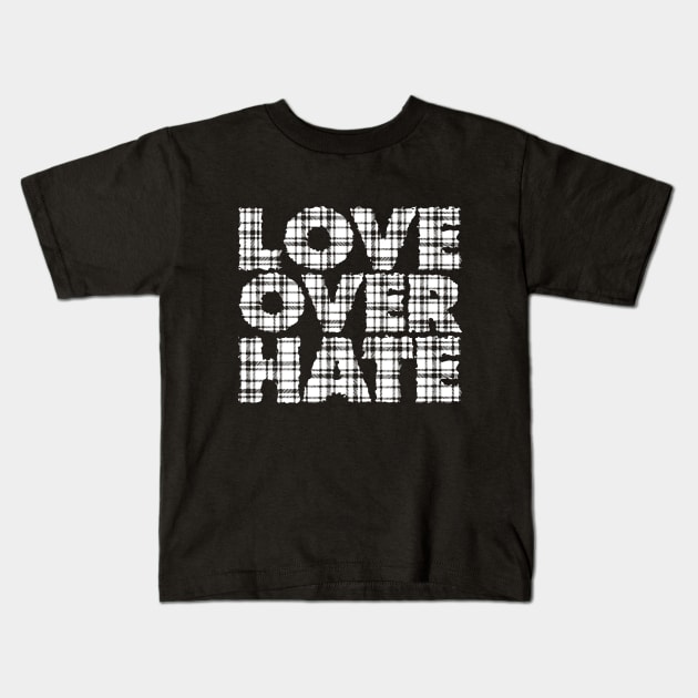 Love Over Hate Kids T-Shirt by Church Store